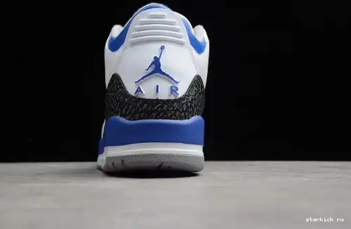 CT8532-145 RETRO CT8532-145 WHITE BLUE AIR 3 JORDAN 0602